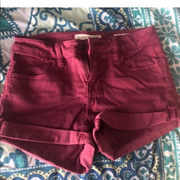 Pants - Bullhead red shorts